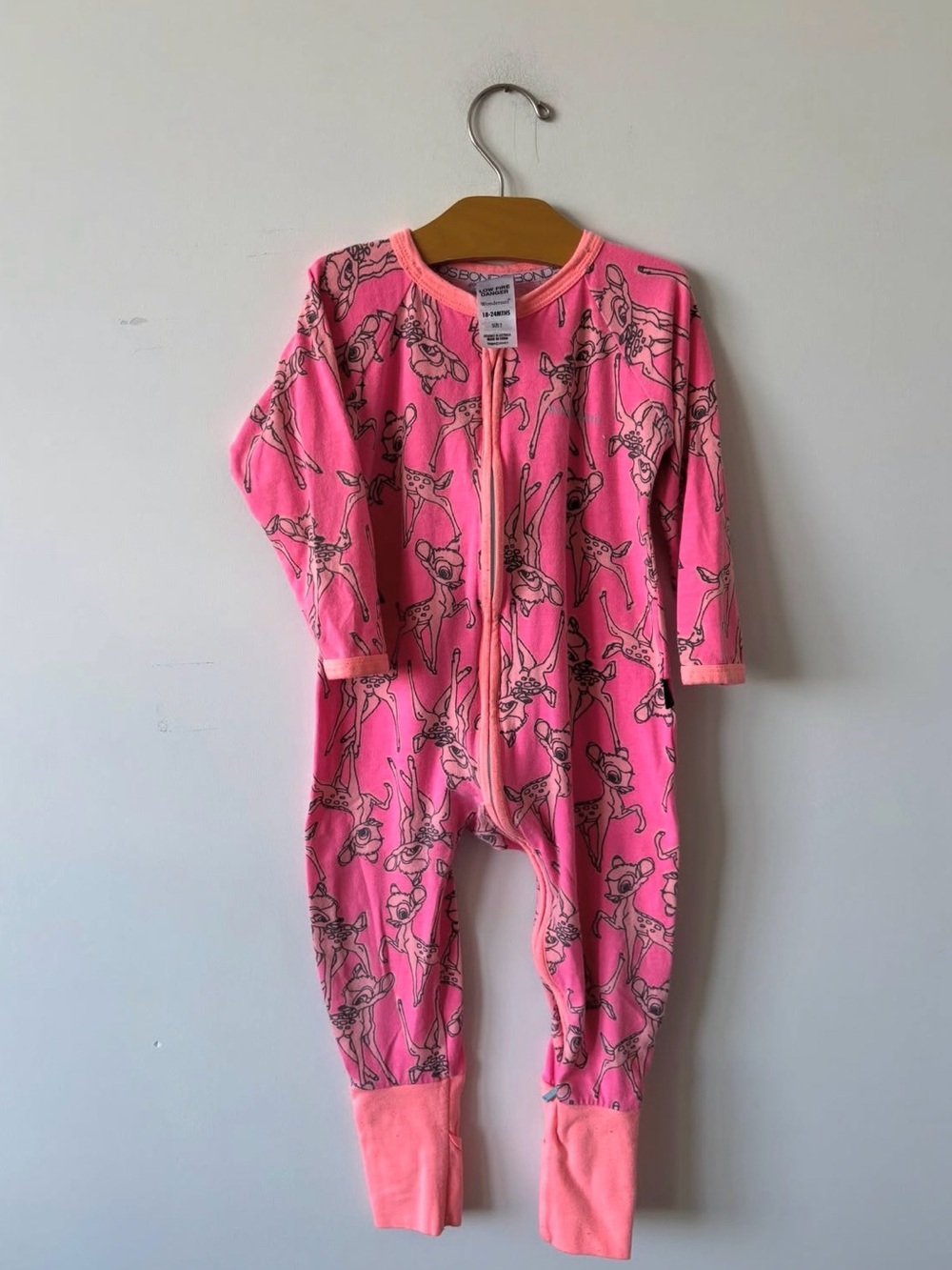 Retired bonds pink bambi wonder suit